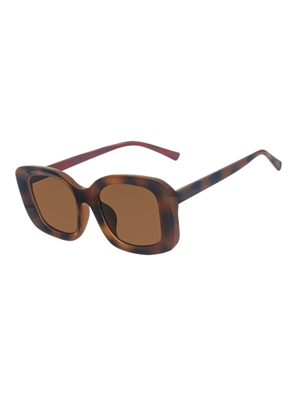 JUICY COUTURE Tucker Sunglasses Oversized Acrylic Frames pink tortoise